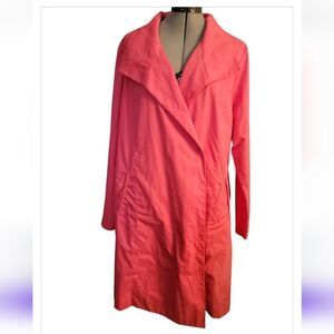 EILEEN FISHER Lightweight Cotton Trench Coat